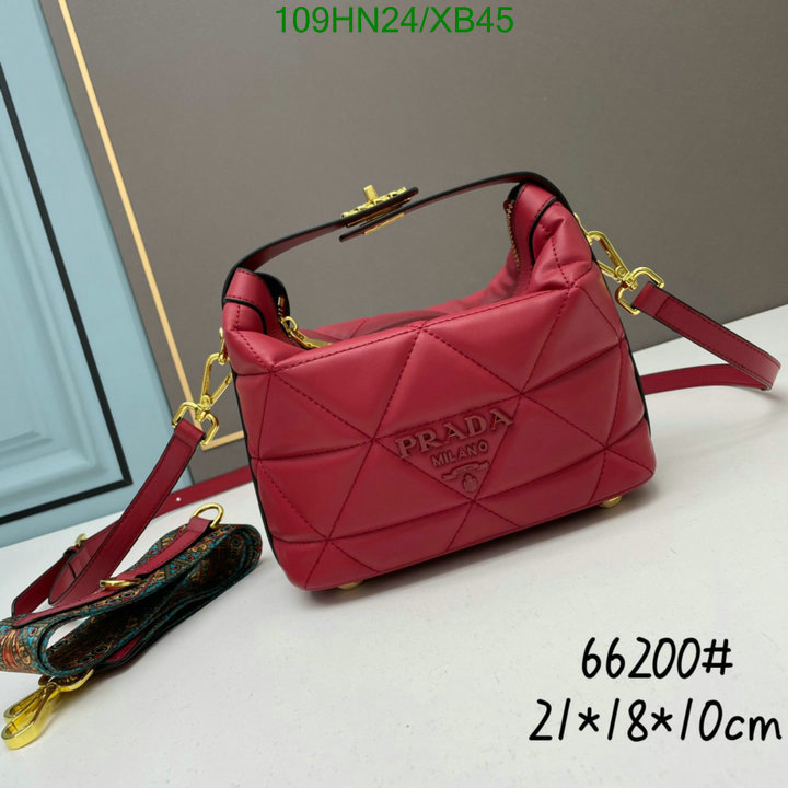 Prada Bag-(4A)-Diagonal-,Code: XB45,$ 142USD