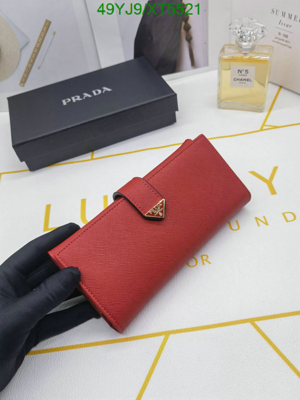 Prada Bag-(4A)-Wallet-,Code: XT5521,$ 64USD