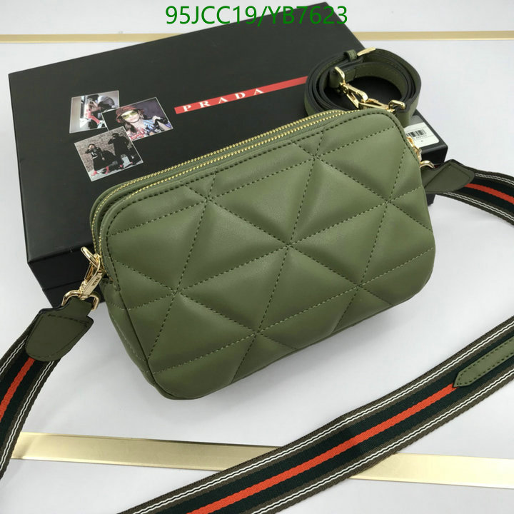 Prada Bag-(4A)-Diagonal-,Code: YB7623,$ 124USD