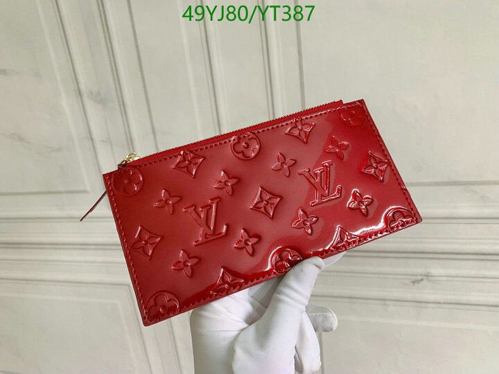 LV Bags-(4A)-Wallet-,Code: YT387,$ 64USD