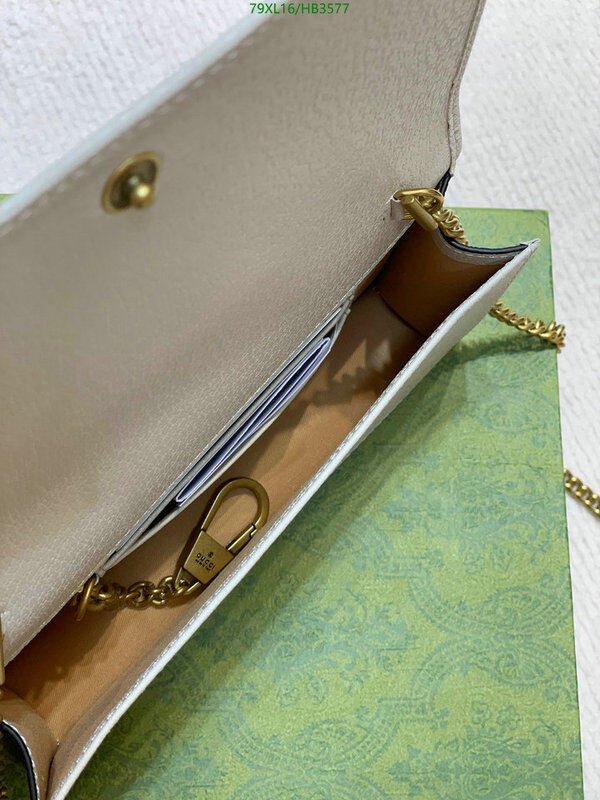 Gucci Bag-(4A)-Diagonal-,Code: HB3577,$ 103USD