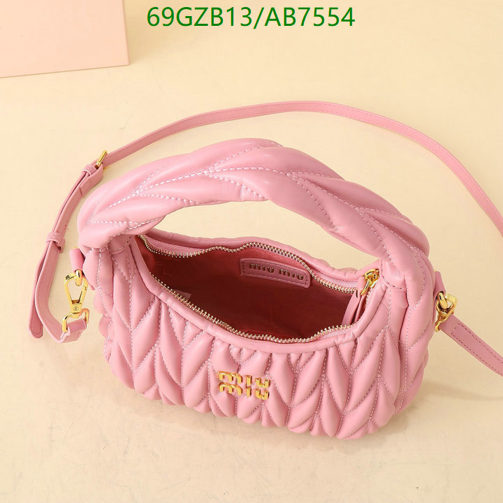 Miu Miu Bag-(4A)-Crossbody- Code: AB7554 $ 90USD