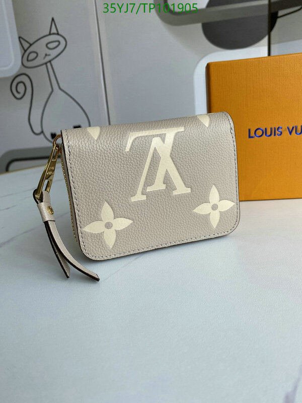 LV Bags-(4A)-Wallet-,Code: TP101905,$ 46USD
