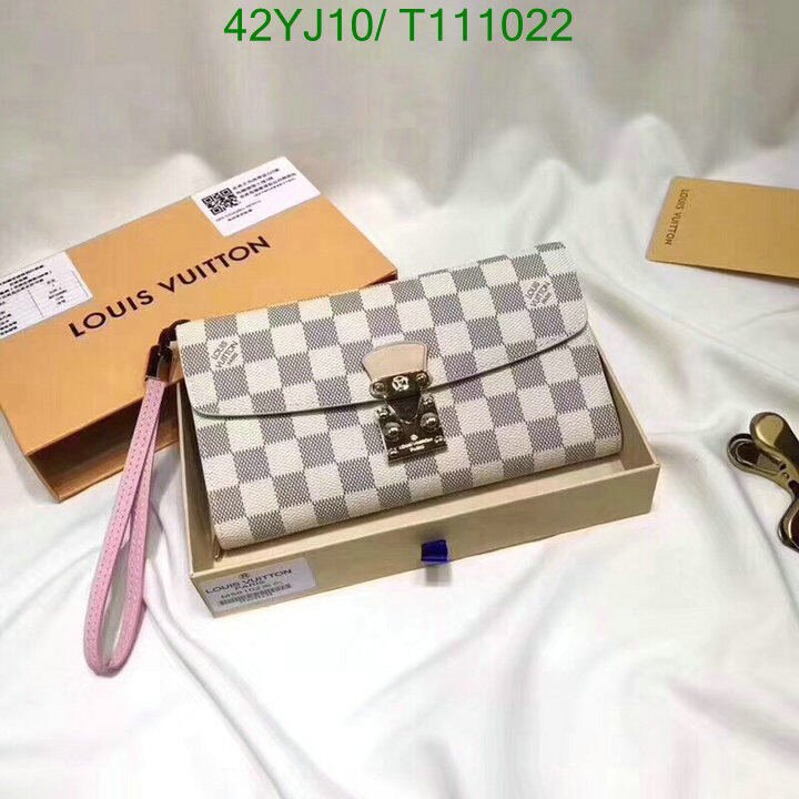LV Bags-(4A)-Wallet-,Code : T111022,$ 55USD