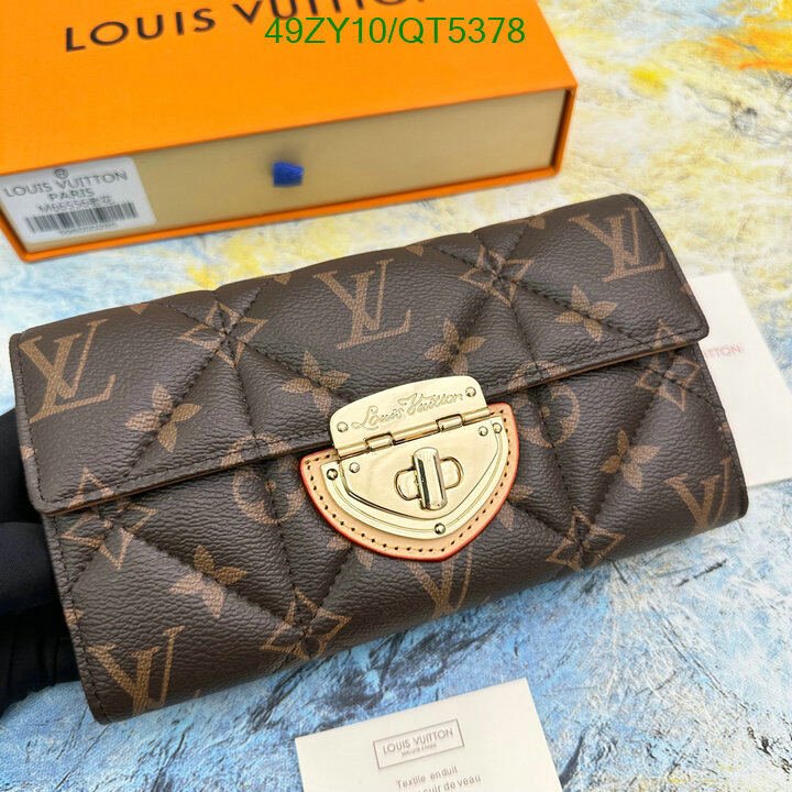 LV Bag-(4A)-Wallet- Code: QT5378 $ 64USD
