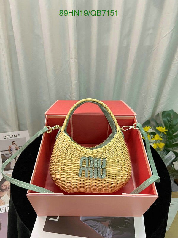Miu Miu Bag-(4A)-Diagonal- Code: QB7151 $ 116USD