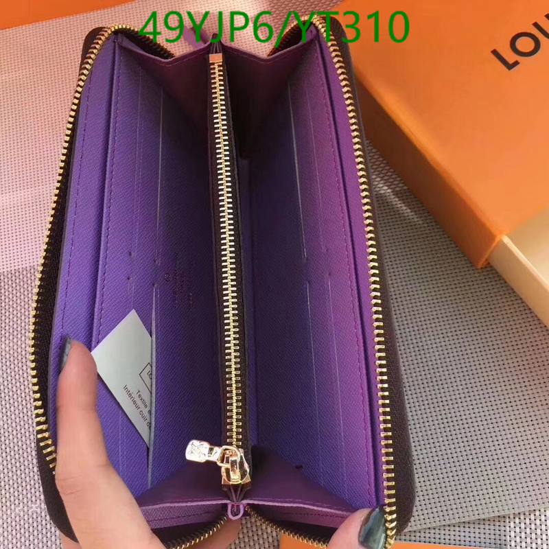 LV Bags-(4A)-Wallet-,Code: YT310,$ 64USD