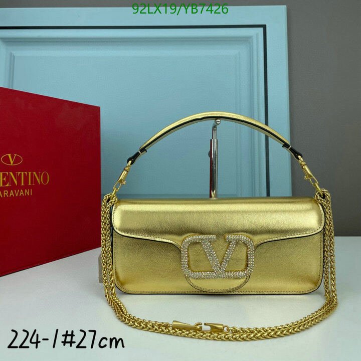 Valentino Bag-(4A)-LOC-V Logo ,Code: YB7426,$ 120USD