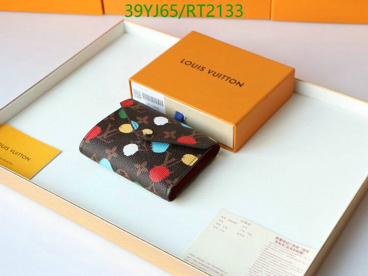 LV Bags-(4A)-Wallet-,Code: RT2133,$ 51USD
