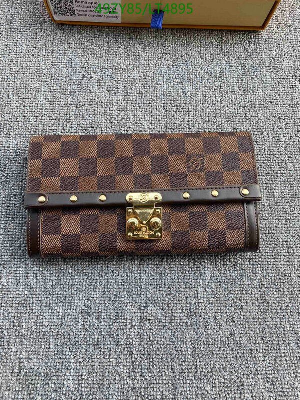 LV Bags-(4A)-Wallet-,Code: LT4895,$ 64USD