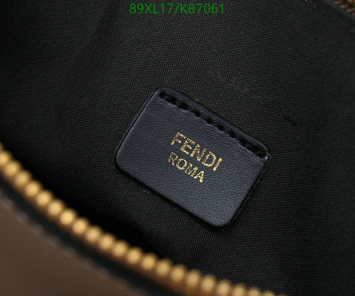 Fendi Bag-(4A)-Boston- Code: KB7061 $ 116USD