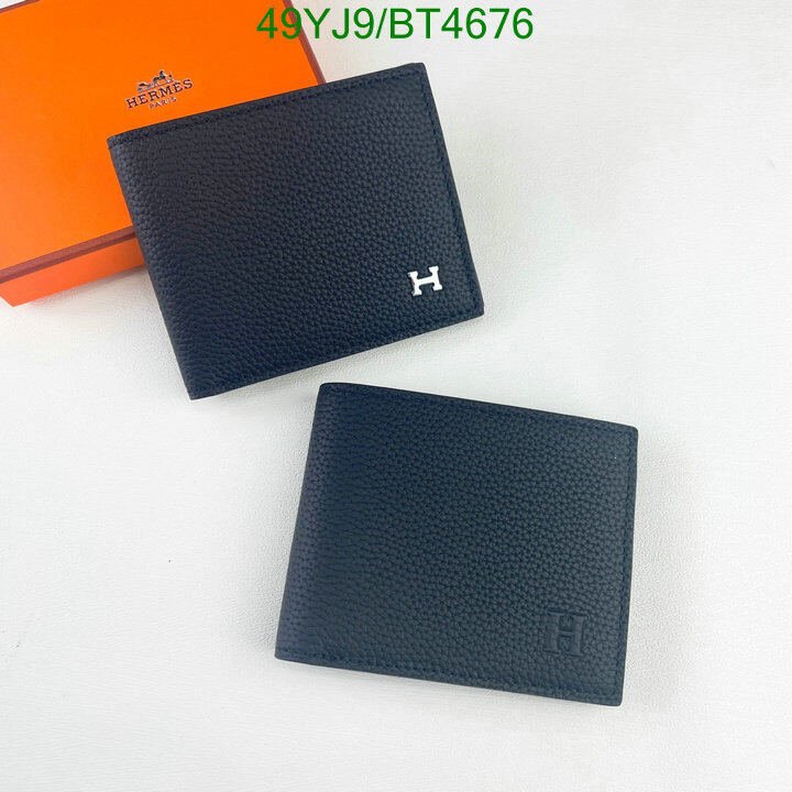 Hermes Bag-(4A)-Wallet- Code: BT4676 $ 64USD