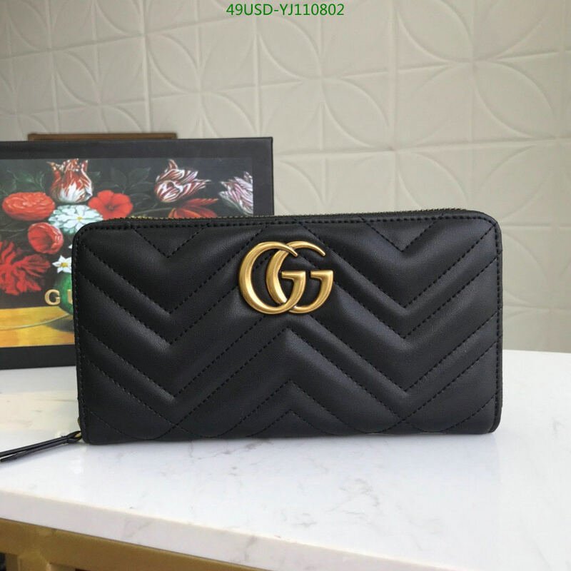 Gucci Bag-(4A)-Wallet-,Code: YJ110802,$ 64USD