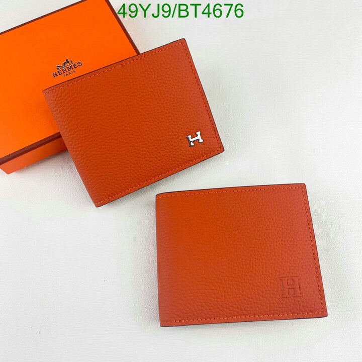 Hermes Bag-(4A)-Wallet- Code: BT4676 $ 64USD