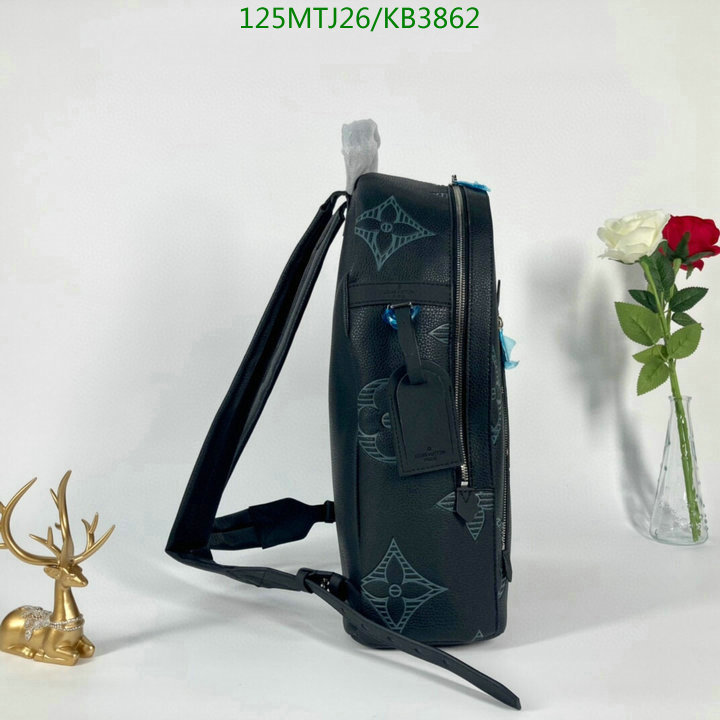 LV Bags-(4A)-Backpack-,Code: KB3862,$ 163USD