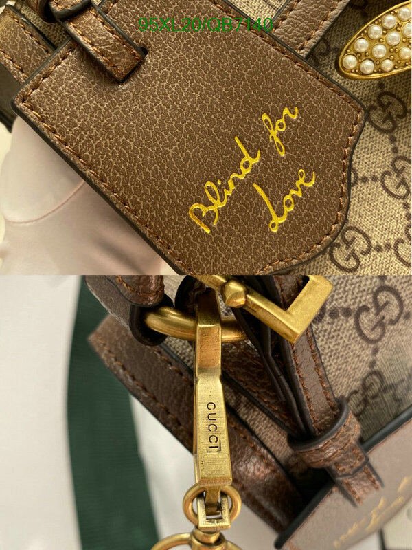 Gucci Bag-(4A)-Diagonal- Code: QB7140 $ 124USD