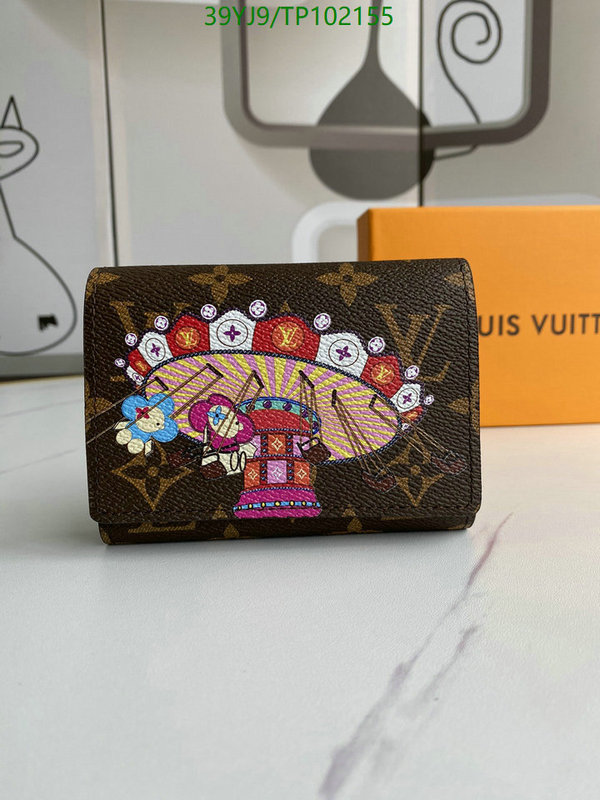 LV Bags-(4A)-Wallet-,Code: TP102155,$ 51USD