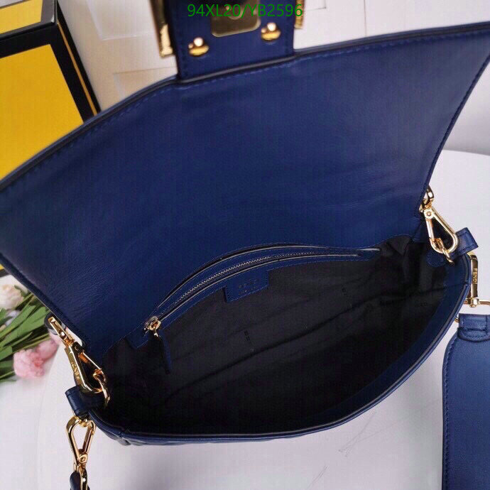 Fendi Bag-(4A)-Baguette-,Code: YB2596,$ 123USD