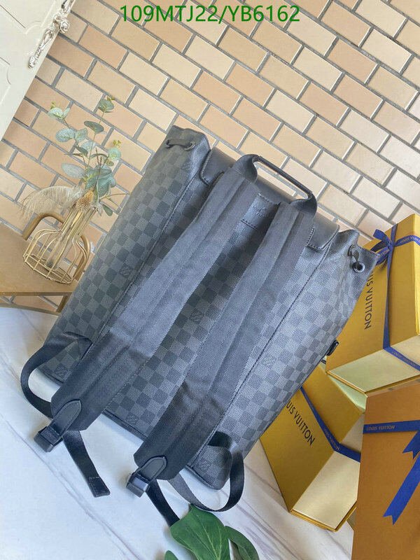LV Bags-(4A)-Backpack-,Code: YB6162,$ 142USD