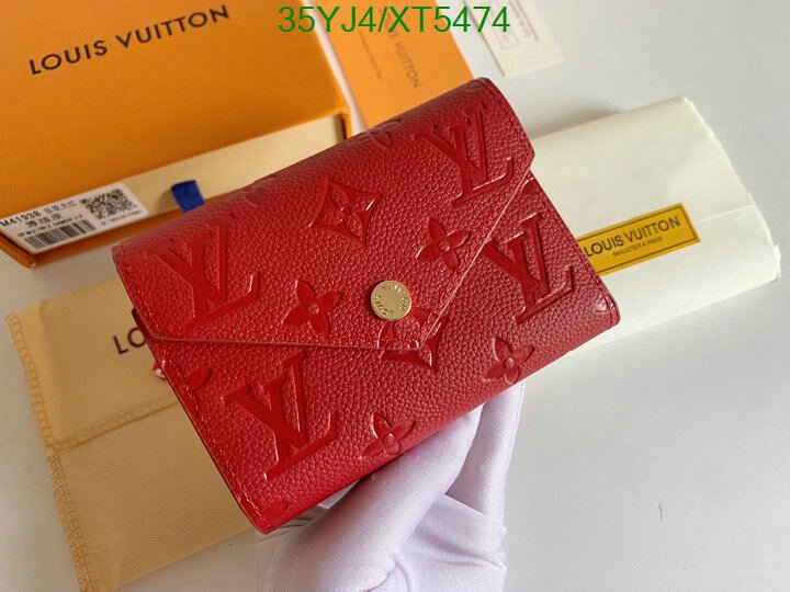 LV Bags-(4A)-Wallet-,Code: XT5474,$ 46USD