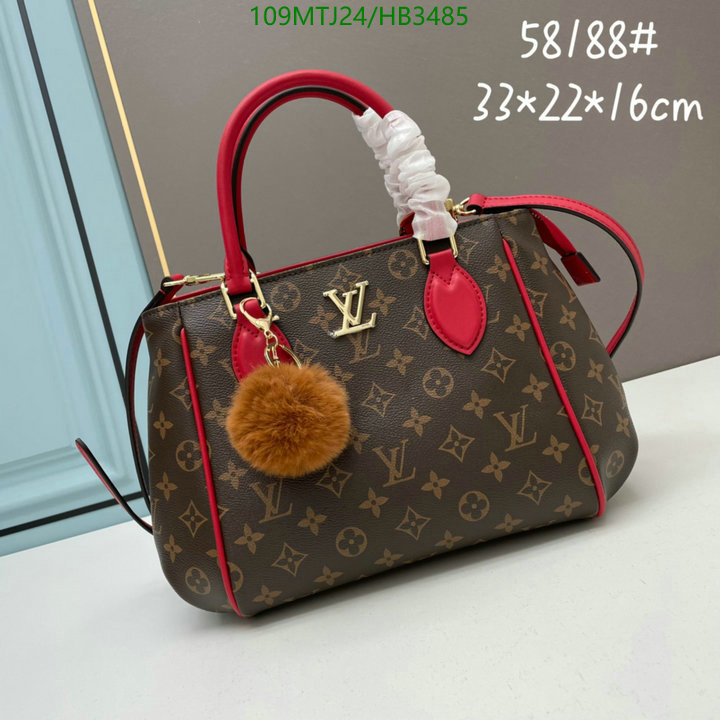 LV Bags-(4A)-Handbag Collection-,Code: HB3485,$ 142USD