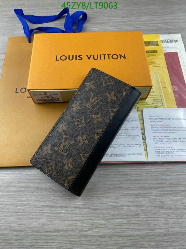 LV Bags-(4A)-Wallet-,Code: LT9063,$ 59USD