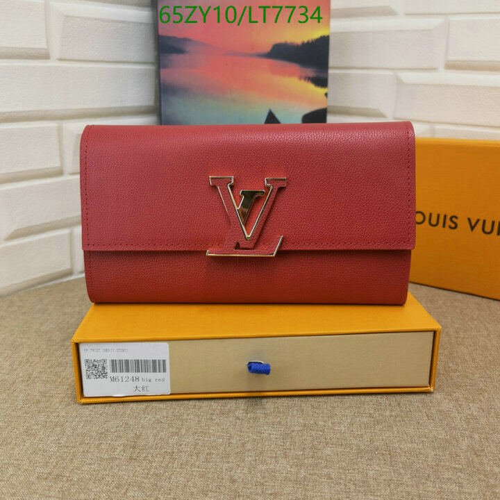 LV Bags-(4A)-Wallet-,Code: LT7734,$ 85USD