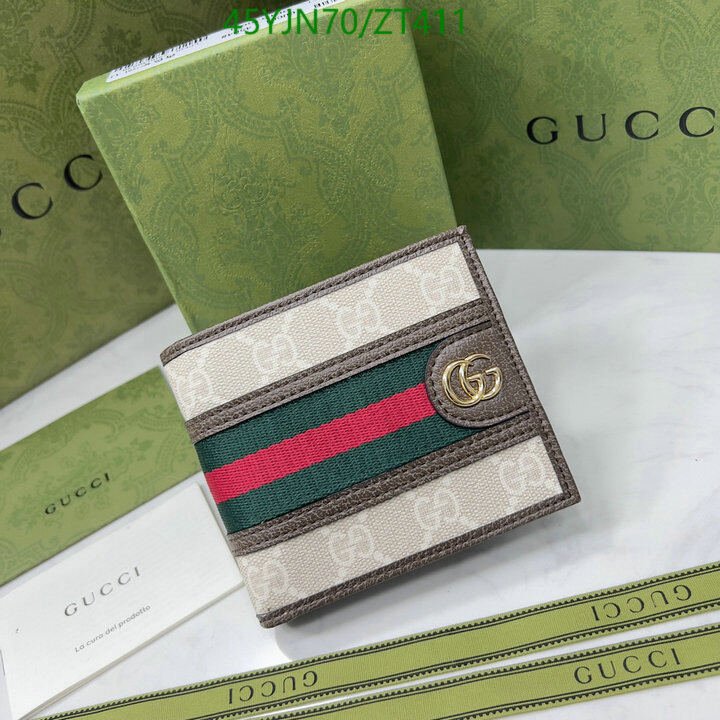 Gucci Bag-(4A)-Wallet-,Code: ZT411,$ 72USD