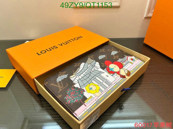 LV Bag-(4A)-Wallet- Code: QT1153 $ 64USD