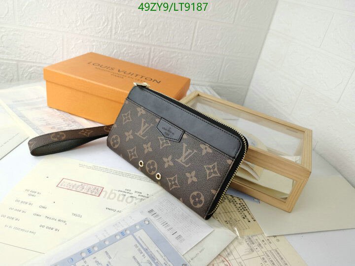 LV Bags-(4A)-Wallet-,Code: LT9187,$ 64USD