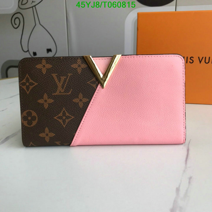 LV Bags-(4A)-Wallet-,Code: T060815,$ 55USD