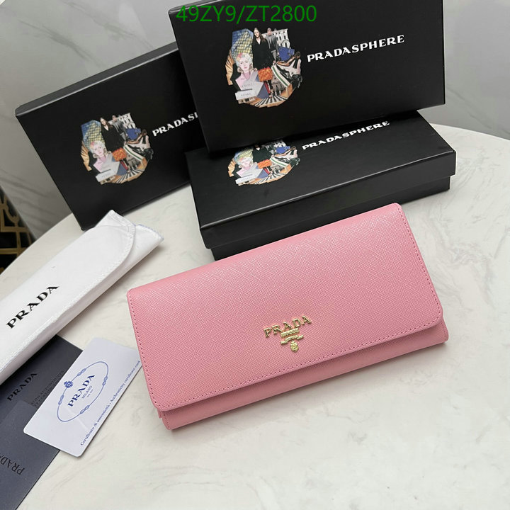Prada Bag-(4A)-Wallet-,Code: ZT2800,$ 64USD