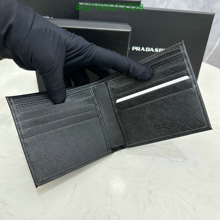 Prada Bag-(4A)-Wallet- Code: QT3728 $ 64USD