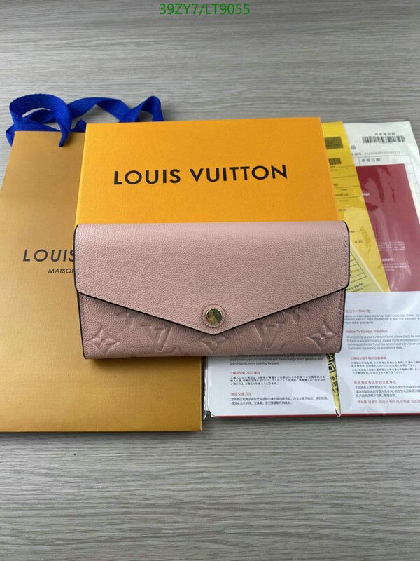 LV Bags-(4A)-Wallet-,Code: LT9055,$ 51USD