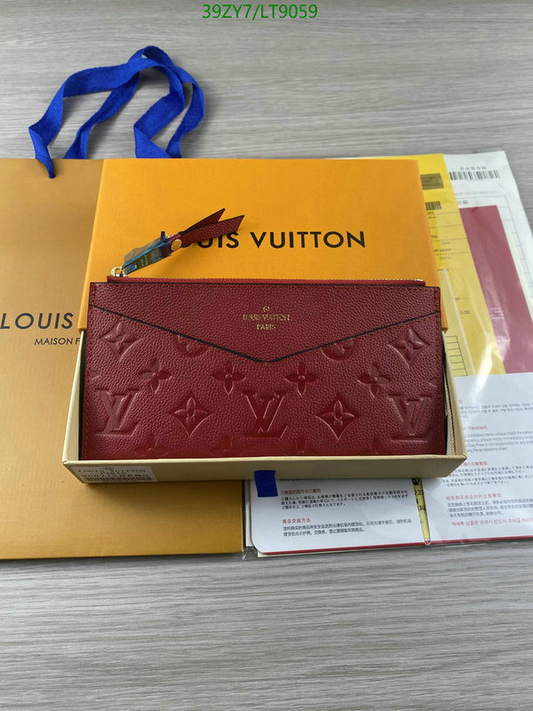 LV Bags-(4A)-Wallet-,Code: LT9059,$ 51USD