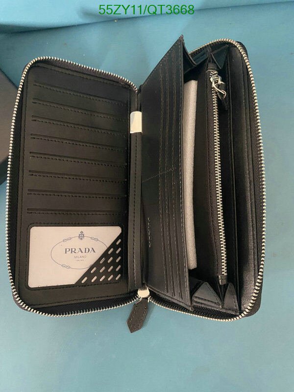 Prada Bag-(4A)-Wallet- Code: QT3668 $ 72USD