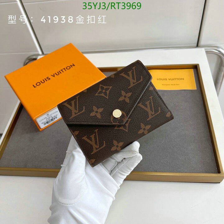 LV Bag-(4A)-Wallet- Cod8: RT3969 $ 46USD