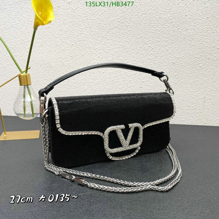 Valentino Bag-(4A)-LOC-V Logo ,Code: HB3477,$ 176USD