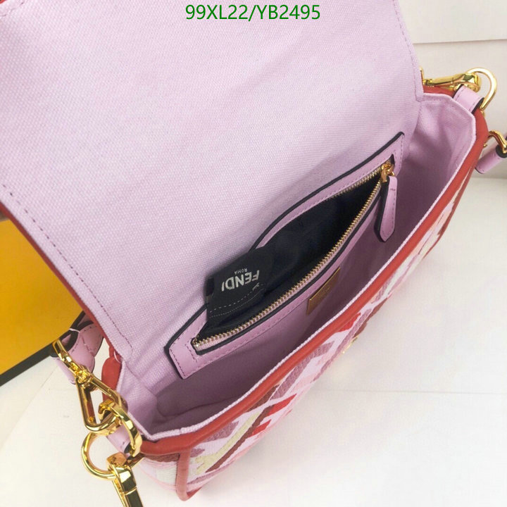 Fendi Bag-(4A)-Baguette-,Code: YB2495,$ 129USD