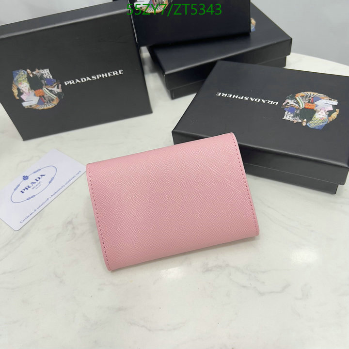 Prada Bag-(4A)-Wallet-,Code: ZT5343,$ 72USD