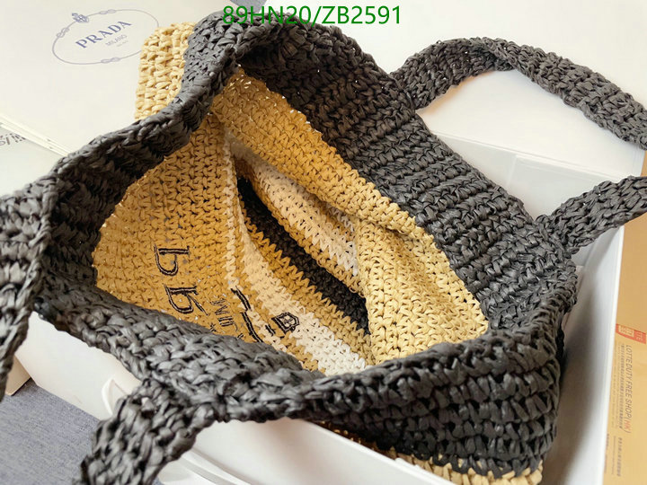 Prada Bag-(4A)-Handbag- Code: ZB2591 $ 116USD