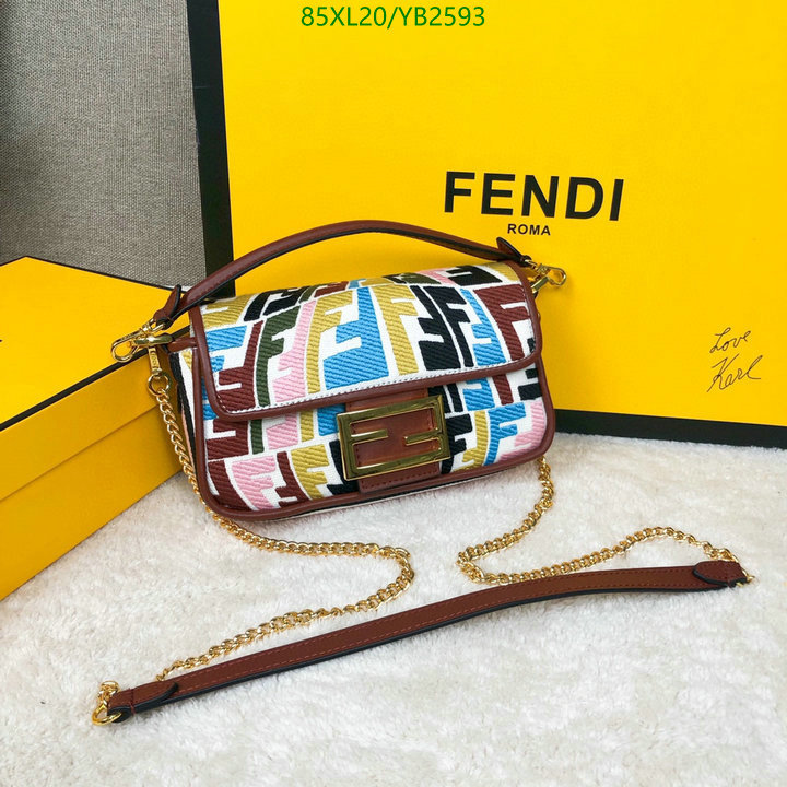 Fendi Bag-(4A)-Baguette-,Code: YB2593,$ 111USD