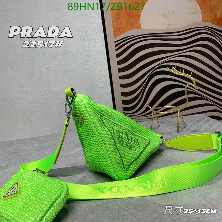 Prada Bag-(4A)-Triangle-,Code: ZB1627,$ 116USD