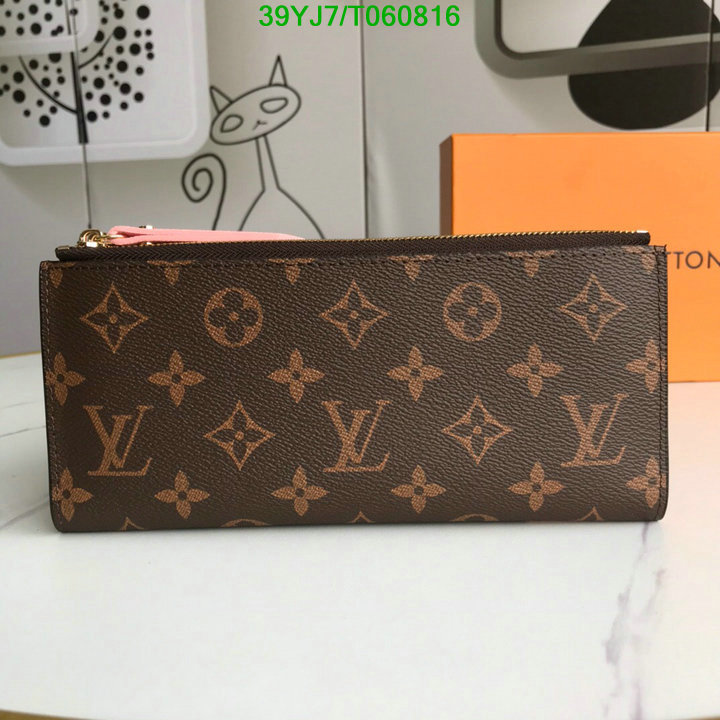 LV Bags-(4A)-Wallet-,Code: T060816,$ 51USD