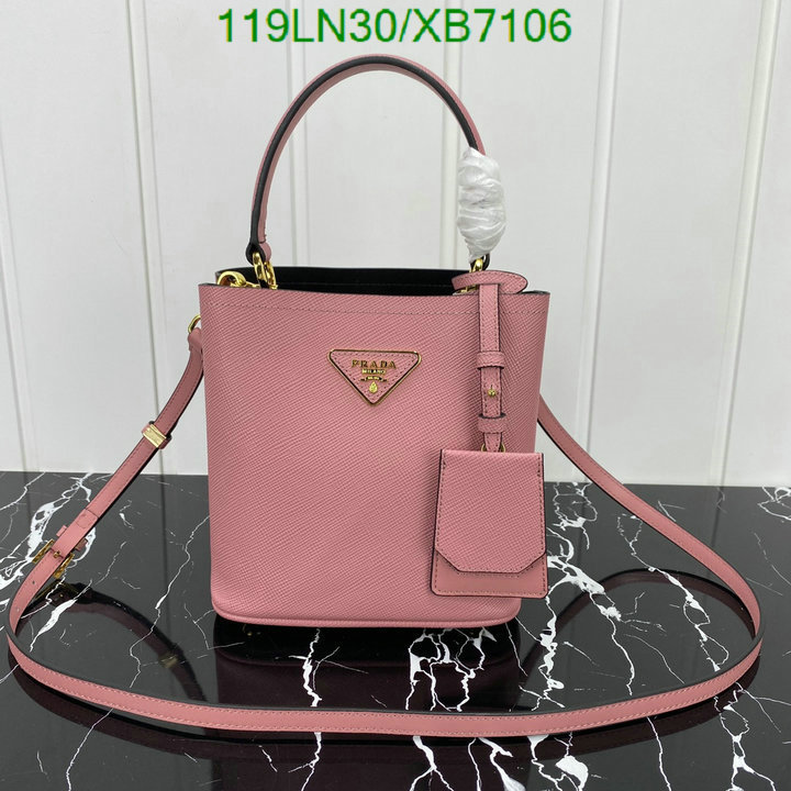 Prada Bag-(4A)-Bucket Bag- Code: XB7106 $ 155USD