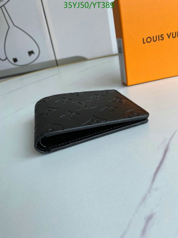 LV Bags-(4A)-Wallet-,Code: YT389,$ 46USD