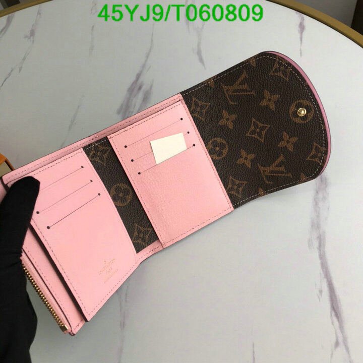 LV Bags-(4A)-Wallet-,Code: T060809,$ 59USD