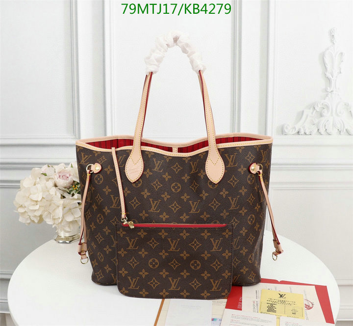 LV Bags-(4A)-Neverfull-,Code: KB4279,$ 103USD