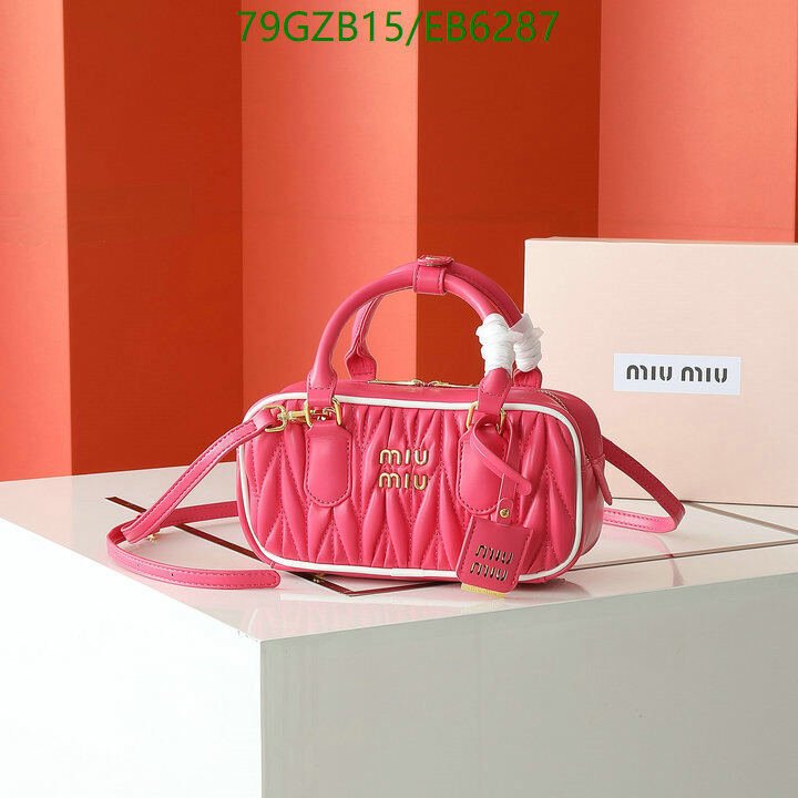 Miu Miu Bag-(4A)-Crossbody- Code: EB6287 $ 103USD