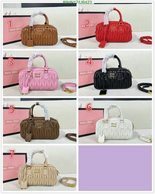 Miu Miu Bag-(4A)-Diagonal- Code: UB423 $ 116USD